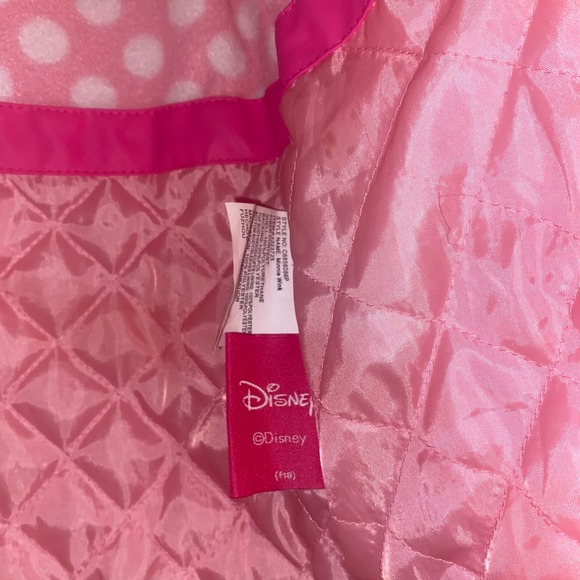 Western Chief Disney Minnie Mouse Pink Water Resistant Raincoat Jacket Girls 6 - Picture 6 of 8